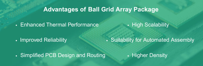 Advantages of Ball Grid Array Package | PCBCart