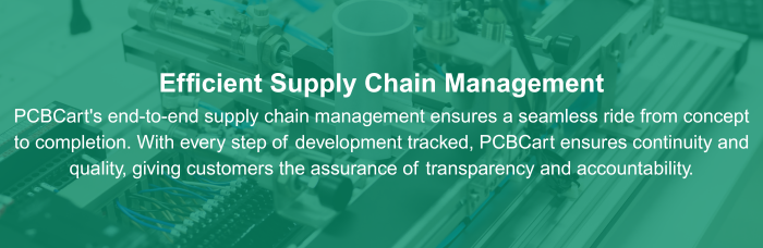 Efficient Supply Chain Management | PCBCart